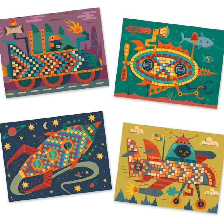 Djeco Mosaïque<Mosaïques "Les As Du Volant" Art Au Numero 9421