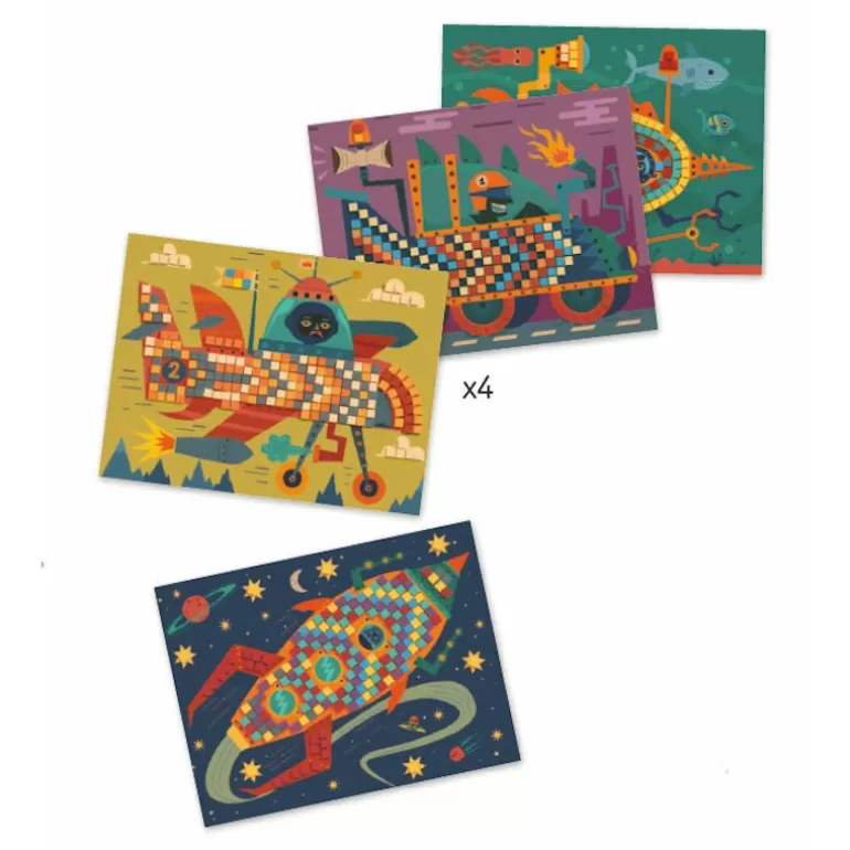 Djeco Mosaïque<Mosaïques "Les As Du Volant" Art Au Numero 9421