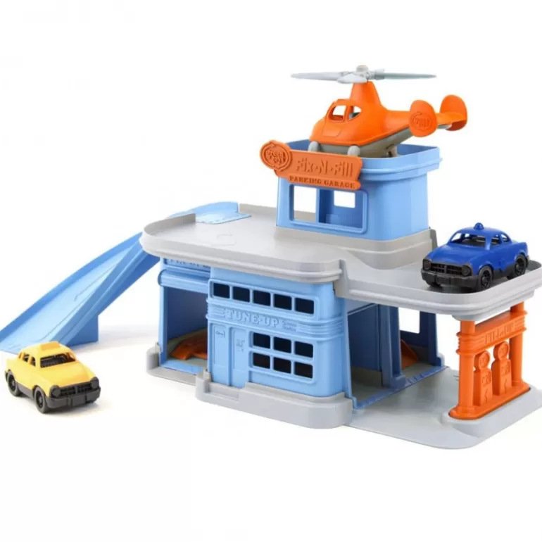 Green Toys Jouets Garage, Voitures<Parking Garage