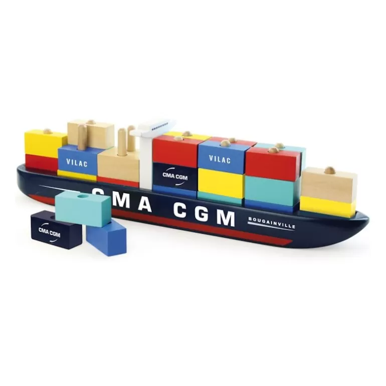 VILAC Jouets Cubes En Bois<Porte-Container 2315