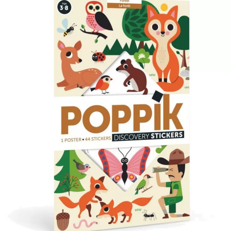 POPPIK Jeux, Puzzles Et Stickers Poppik<Poster En Stickers "Foret"