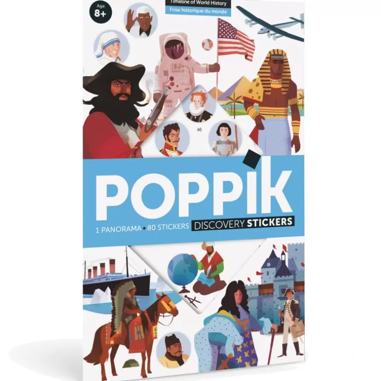 POPPIK Jeux, Puzzles Et Stickers Poppik<Poster En Stickers "Frise Historique Du Monde"