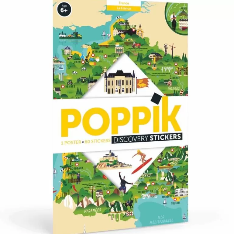 POPPIK Jeux, Puzzles Et Stickers Poppik<Poster En Stickers "La France"