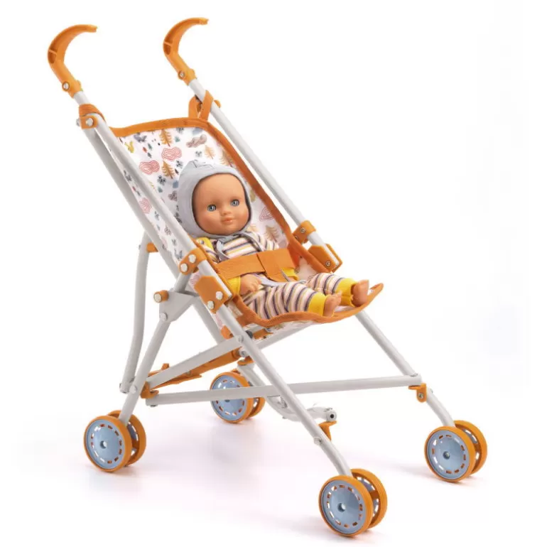 Djeco Poupées, Peluches<Poussette "Forest" Accessoire Pour Poupee Pomea De 7842