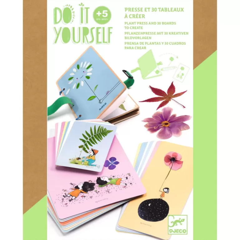 Djeco Bricolage Enfant<Presse Et 30 Tableaux À Creer "Inspirante Nature" Diy 7974
