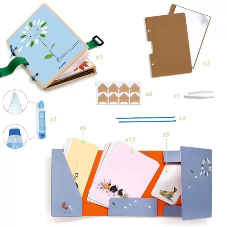 Djeco Bricolage Enfant<Presse Et 30 Tableaux À Creer "Inspirante Nature" Diy 7974