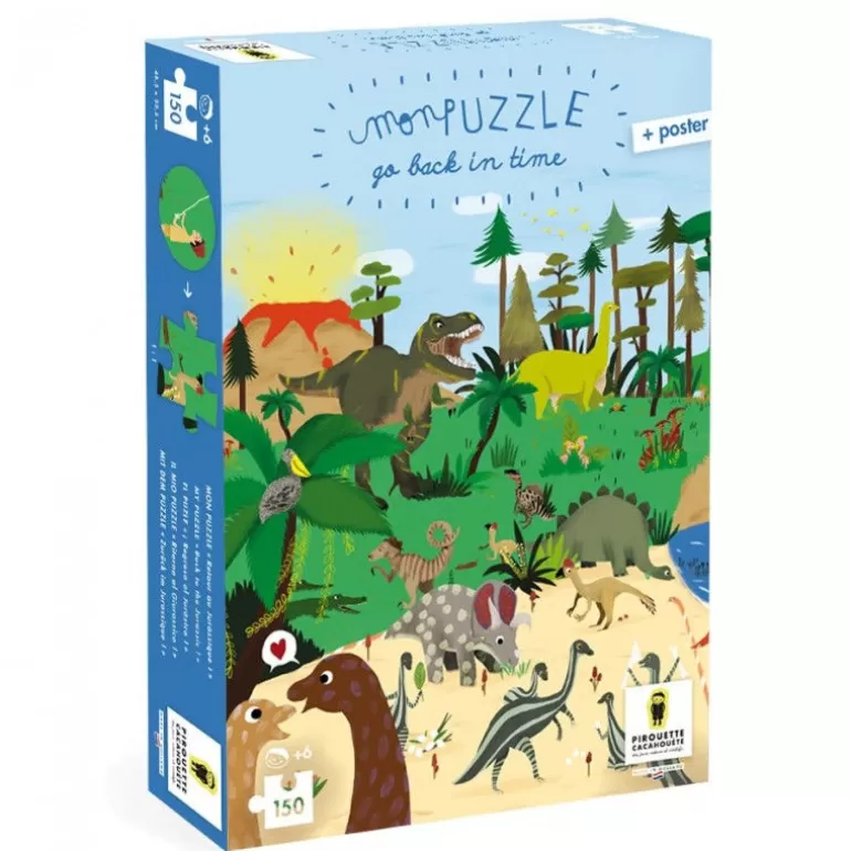 PIROUETTE Cacahouète Jeux Pirouette Cacahouète<Puzzle A Remonter Le Temps 'Jurassique'