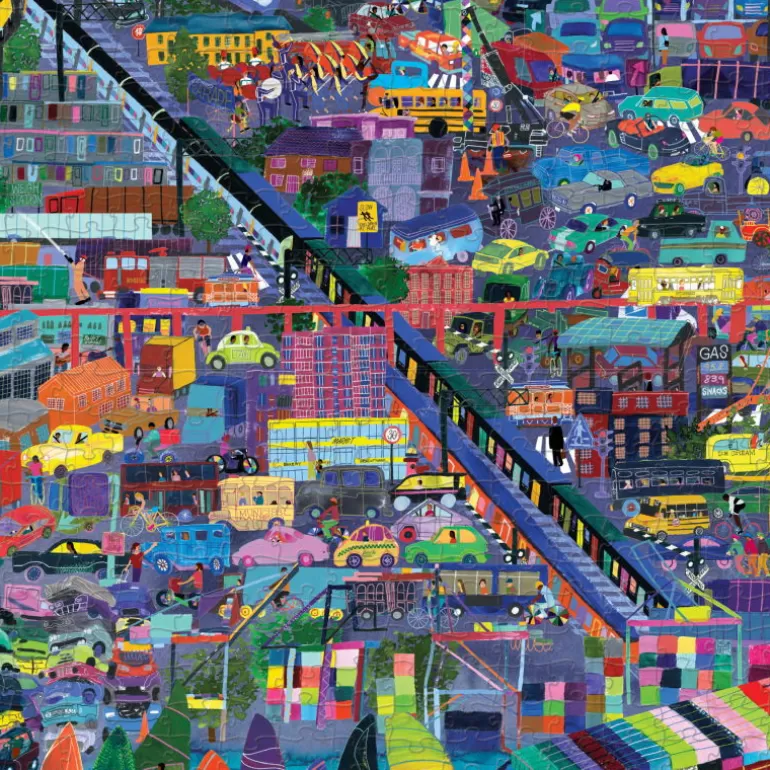 Crocodile Creek Puzzles Dès 8 Ans, 500 Pcs Et +<Puzzle 'Les Transports Du Monde' 1000 Pcs