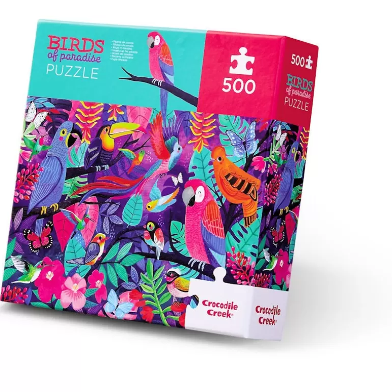 Crocodile Creek Puzzles Dès 8 Ans, 500 Pcs Et +<Puzzle Oiseaux De Paradis 500 Pcs