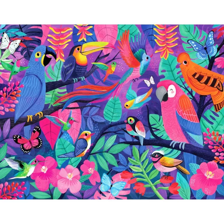 Crocodile Creek Puzzles Dès 8 Ans, 500 Pcs Et +<Puzzle Oiseaux De Paradis 500 Pcs