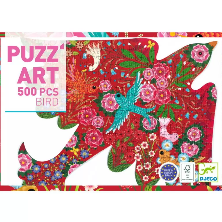 Djeco Puzzles Djeco<Puzzle Puzz'Art Oiseau 500 Pcs 7668