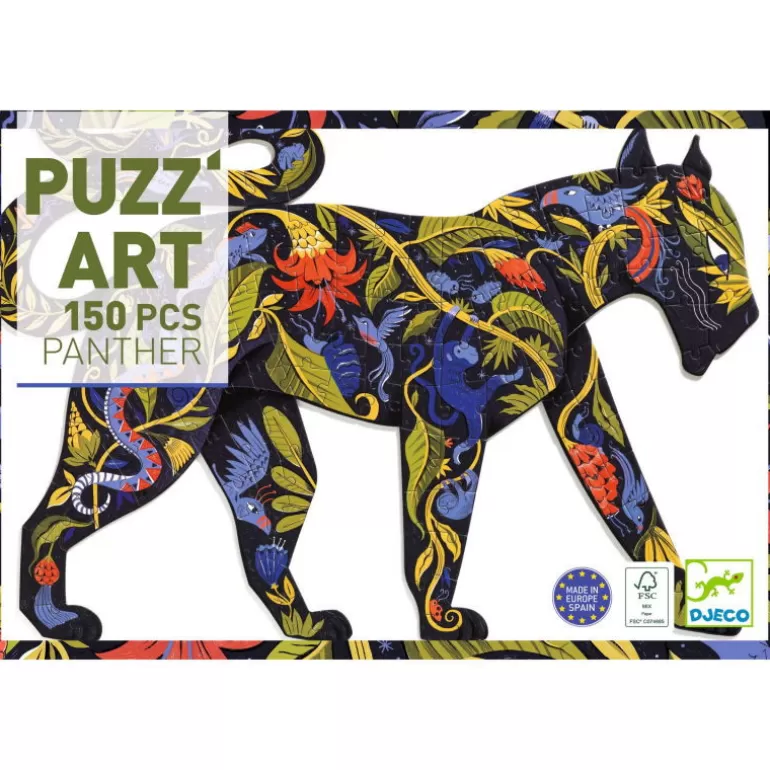 Djeco Puzzles Djeco<Puzzle Puzz'Art Panthere 150 Pcs 7659
