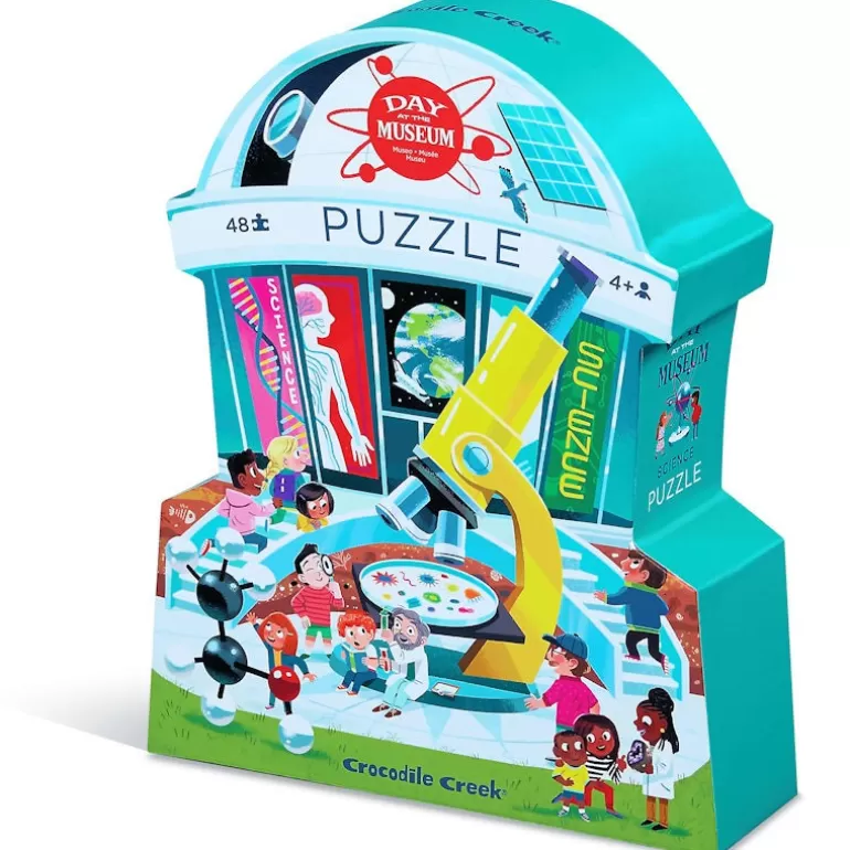 Crocodile Creek Puzzles Dès 5 Ans, 54 Pcs<Puzzle 'Une Journee Au Musee Des Sciences' 48 Pcs