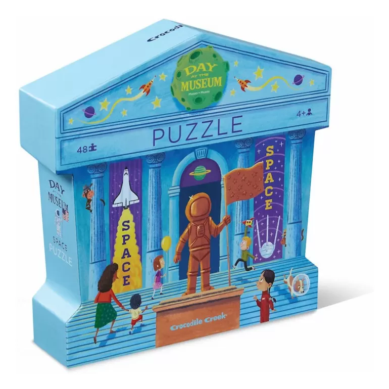 Crocodile Creek Puzzles Dès 5 Ans, 54 Pcs<Puzzle Une Journee Au Musee 'Espace' 48 Pcs