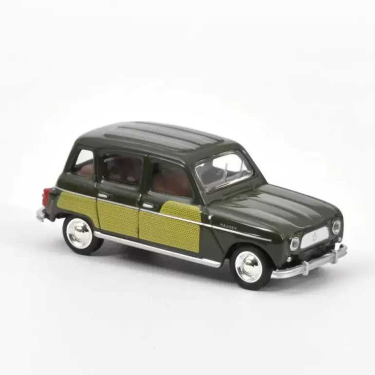 NOREV Jouets Garage, Voitures<Renault 4 'Parisienne' Verte & Jaune 1967, Voiture 1/64