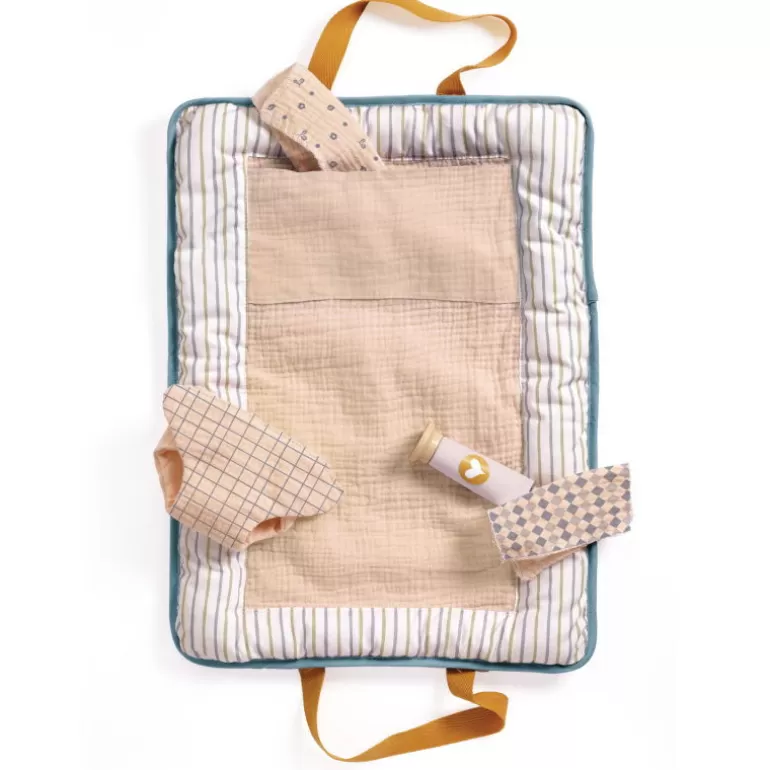 Djeco Poupées, Peluches<Sac A Langer 'Blue Fly' Accessoire Pour Poupee Pomea De 7851