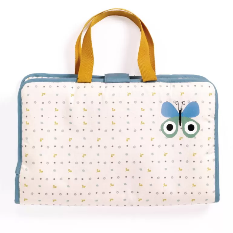 Djeco Poupées, Peluches<Sac A Langer 'Blue Fly' Accessoire Pour Poupee Pomea De 7851