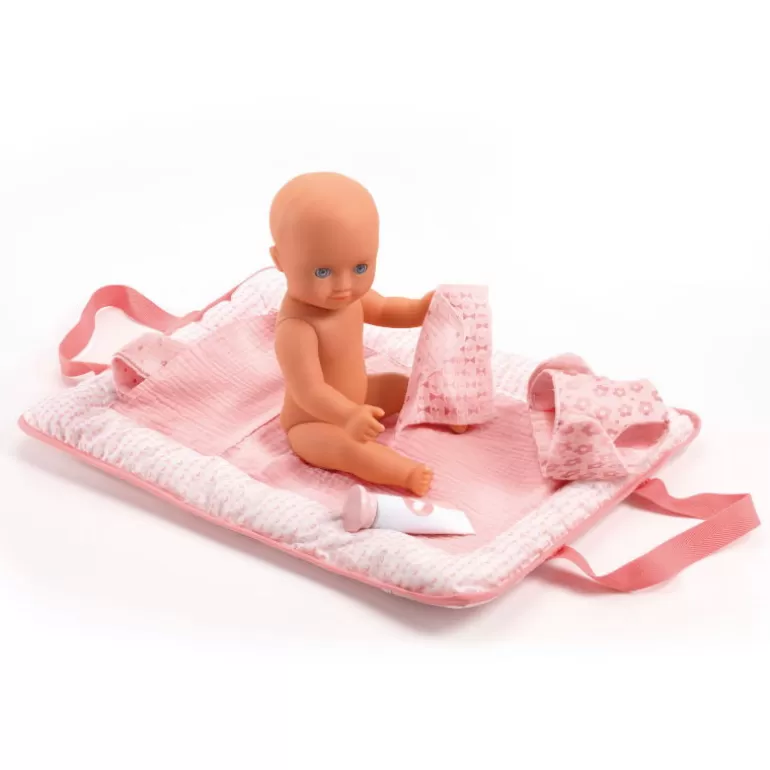 Djeco Poupées, Peluches<Sac A Langer 'Pink Peak' Accessoire Pour Poupee Pomea De 7850