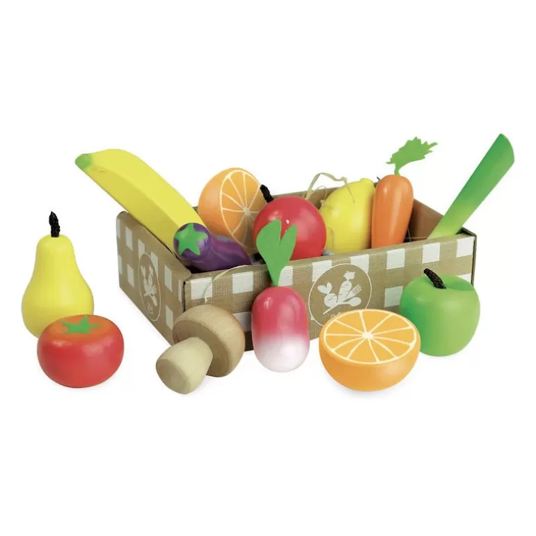 VILAC Jouets Cuisine, Dînette<Set De Fruits Et Legumes 'Jour De Marche' 8103