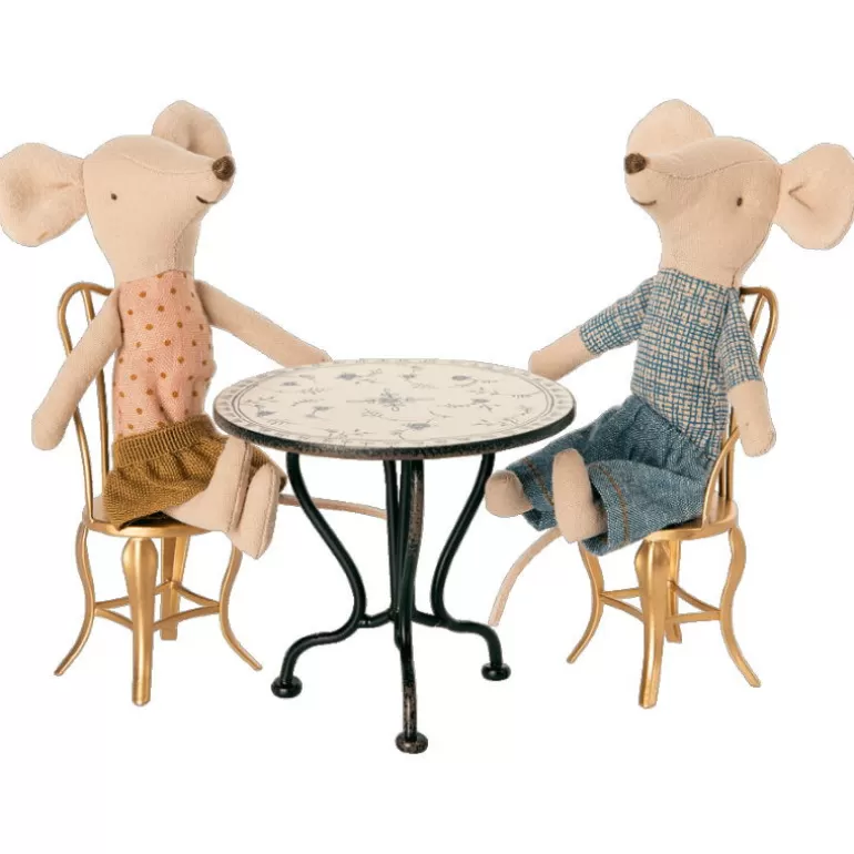 Maileg Maison De Poupee En Bois<Table Vintage En Metal Pour Souris