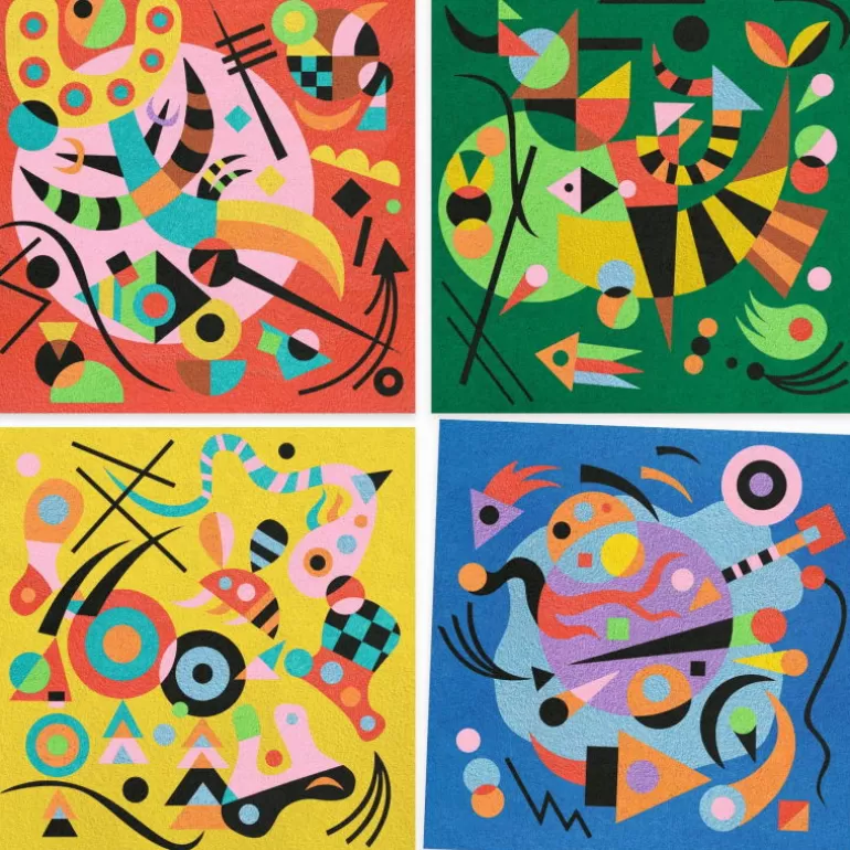 Djeco Djeco Inspired By<Tableaux De Sable "Abstractions" 9382 Inspired By Vassily Kandinsky