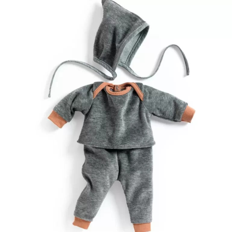 Djeco Poupées, Peluches<Tenue Pearl Gray, Vetement De Poupee Pomea De 7898