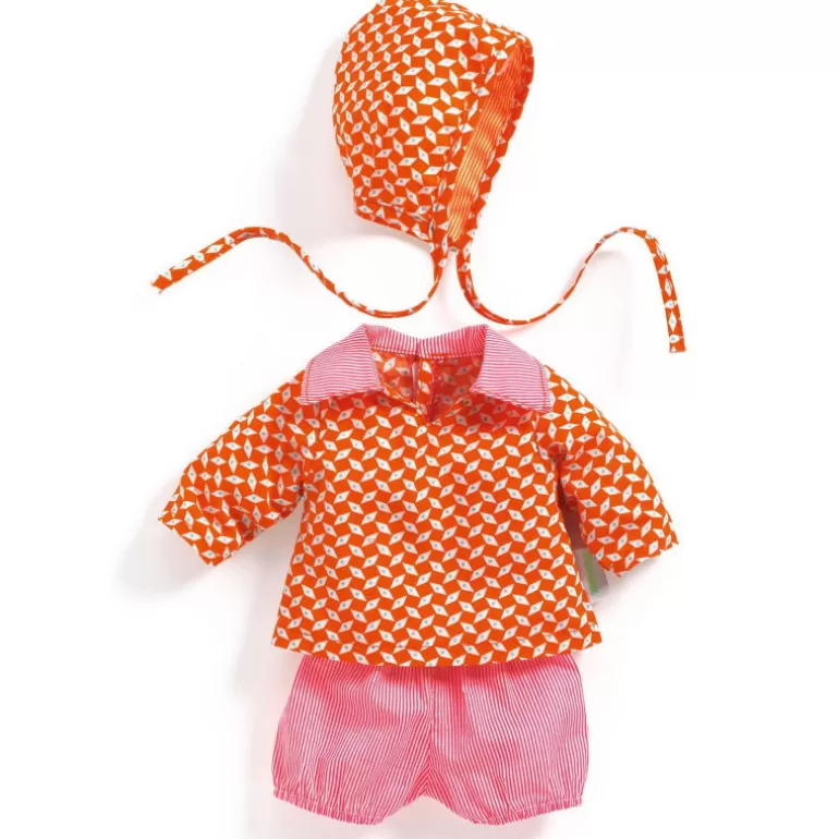 Djeco Poupées, Peluches<Tenue Pepin, Vetement De Poupee Petit Pan Pour Pomea De 7756