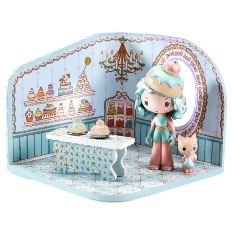 Djeco Tinyly Djeco<Tinyshop De Charlie, Maison Pour Figurine Tinyly De 6955