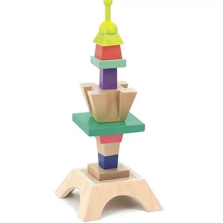 VILAC Jouets Cubes En Bois<Tour Eiffel Empilable En Bois 2405