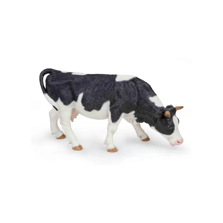 Papo Figurines Papo<Vache Noire Et Blanche Broutant, 51150