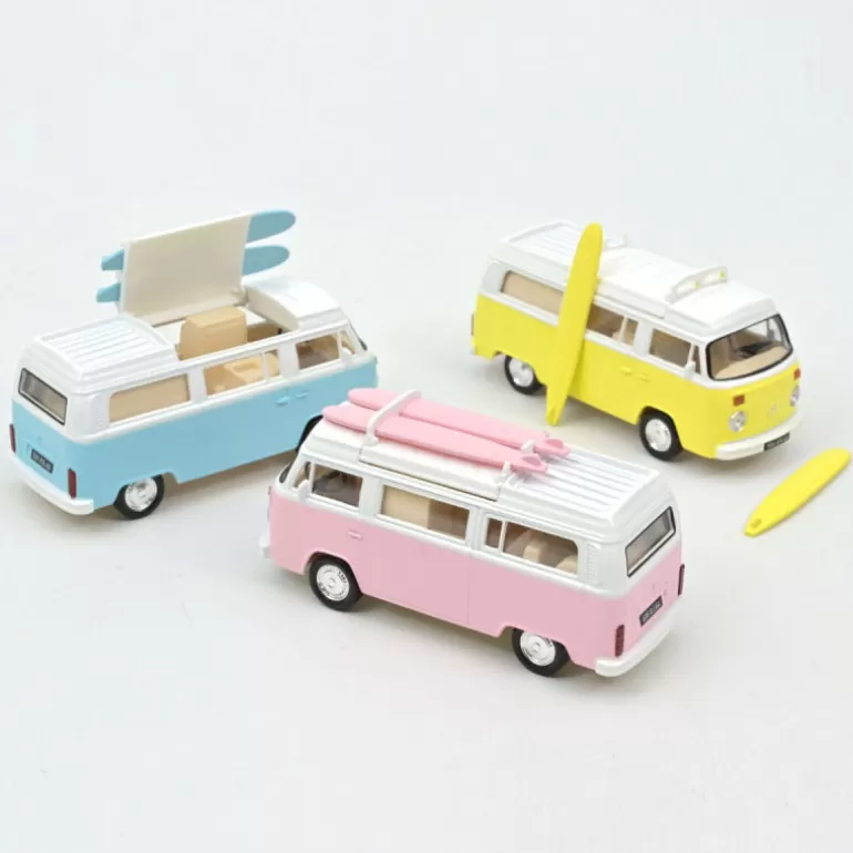 NOREV Jouets Garage, Voitures<Volkswagen Combi T2B Camper Van 1973 Jaune 1-43Eme